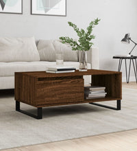 Couchtisch Braun Eichen-Optik 90x50x36,5 cm Holzwerkstoff