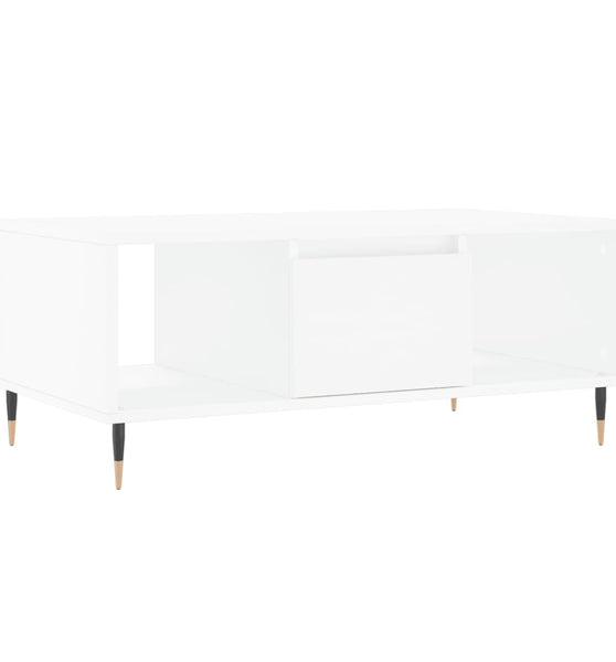 Couchtisch Weiß 90x50x36,5 cm Holzwerkstoff