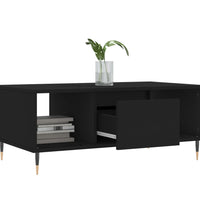 Couchtisch Schwarz 90x50x36,5 cm Holzwerkstoff