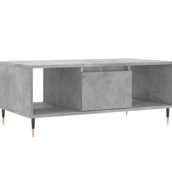 Couchtisch Betongrau 90x50x36,5 cm Holzwerkstoff
