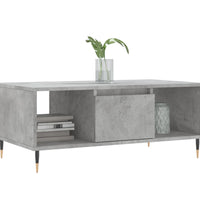 Couchtisch Betongrau 90x50x36,5 cm Holzwerkstoff