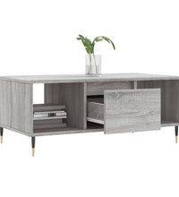 Couchtisch Grau Sonoma 90x50x36,5 cm Holzwerkstoff