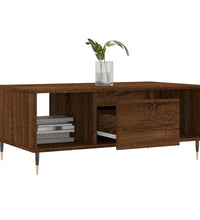 Couchtisch Braun Eichen-Optik 90x50x36,5 cm Holzwerkstoff