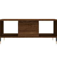 Couchtisch Braun Eichen-Optik 90x50x36,5 cm Holzwerkstoff