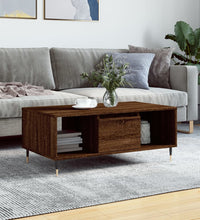 Couchtisch Braun Eichen-Optik 90x50x36,5 cm Holzwerkstoff