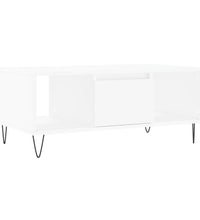 Couchtisch Weiß 90x50x36,5 cm Holzwerkstoff