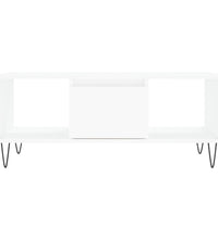 Couchtisch Weiß 90x50x36,5 cm Holzwerkstoff