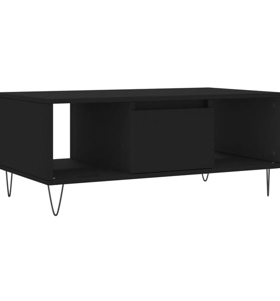 Couchtisch Schwarz 90x50x36,5 cm Holzwerkstoff