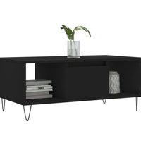 Couchtisch Schwarz 90x50x36,5 cm Holzwerkstoff