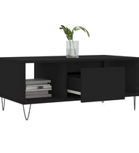 Couchtisch Schwarz 90x50x36,5 cm Holzwerkstoff