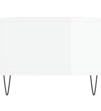 Couchtisch Hochglanz-Weiß 90x50x36,5 cm Holzwerkstoff