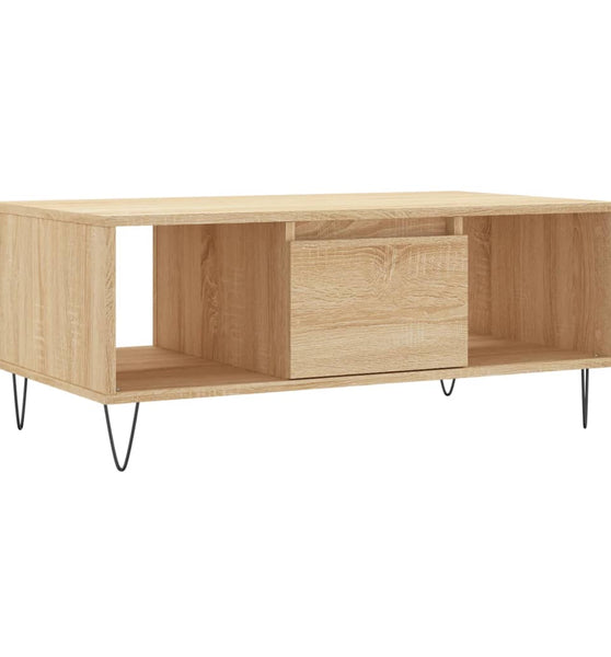 Couchtisch Sonoma-Eiche 90x50x36,5 cm Holzwerkstoff
