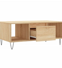 Couchtisch Sonoma-Eiche 90x50x36,5 cm Holzwerkstoff