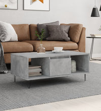 Couchtisch Betongrau 90x50x36,5 cm Holzwerkstoff
