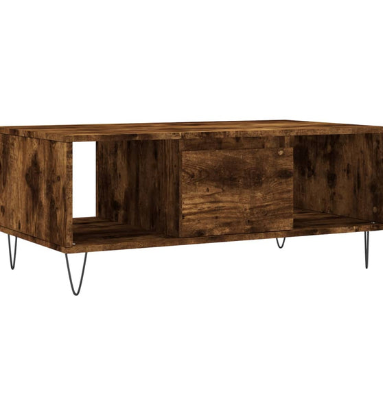 Couchtisch Räuchereiche 90x50x36,5 cm Holzwerkstoff