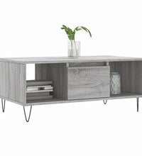 Couchtisch Grau Sonoma 90x50x36,5 cm Holzwerkstoff