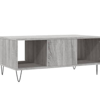 Couchtisch Grau Sonoma 90x50x36,5 cm Holzwerkstoff