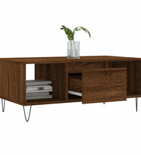 Couchtisch Braun Eichen-Optik 90x50x36,5 cm Holzwerkstoff