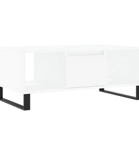 Couchtisch Weiß 90x50x36,5 cm Holzwerkstoff