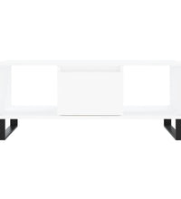 Couchtisch Weiß 90x50x36,5 cm Holzwerkstoff