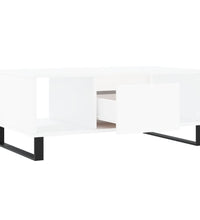 Couchtisch Weiß 90x50x36,5 cm Holzwerkstoff