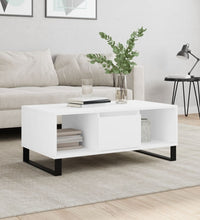 Couchtisch Weiß 90x50x36,5 cm Holzwerkstoff