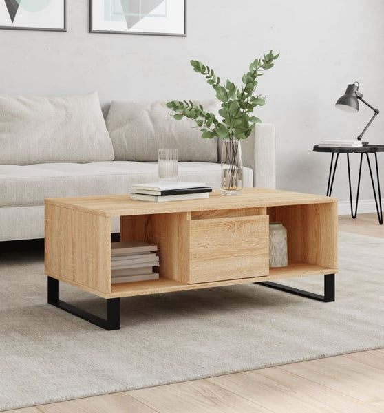 Couchtisch Sonoma-Eiche 90x50x36,5 cm Holzwerkstoff