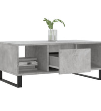 Couchtisch Betongrau 90x50x36,5 cm Holzwerkstoff