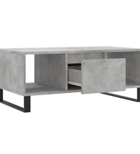 Couchtisch Betongrau 90x50x36,5 cm Holzwerkstoff