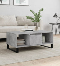 Couchtisch Betongrau 90x50x36,5 cm Holzwerkstoff