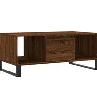 Couchtisch Braun Eichen-Optik 90x50x36,5 cm Holzwerkstoff