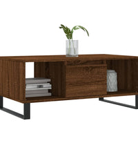 Couchtisch Braun Eichen-Optik 90x50x36,5 cm Holzwerkstoff