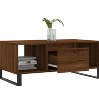 Couchtisch Braun Eichen-Optik 90x50x36,5 cm Holzwerkstoff