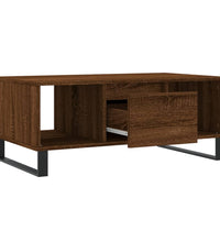 Couchtisch Braun Eichen-Optik 90x50x36,5 cm Holzwerkstoff