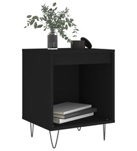 Nachttisch Schwarz 40x35x50 cm Holzwerkstoff