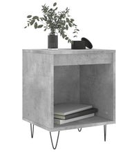 Nachttische 2 Stk. Betongrau 40x35x50 cm Holzwerkstoff