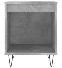 Nachttische 2 Stk. Betongrau 40x35x50 cm Holzwerkstoff