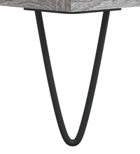 Nachttisch Grau Sonoma 40x35x50 cm Holzwerkstoff