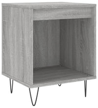 Nachttische 2 Stk. Grau Sonoma 40x35x50 cm Holzwerkstoff