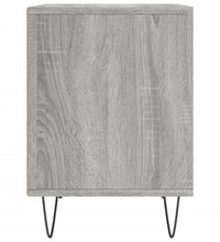 Nachttische 2 Stk. Grau Sonoma 40x35x50 cm Holzwerkstoff