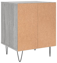 Nachttische 2 Stk. Grau Sonoma 40x35x50 cm Holzwerkstoff