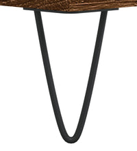 Nachttisch Braun Eichen-Optik 40x35x50 cm Holzwerkstoff