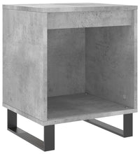 Nachttische 2 Stk. Betongrau 40x35x50 cm Holzwerkstoff