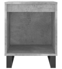 Nachttische 2 Stk. Betongrau 40x35x50 cm Holzwerkstoff
