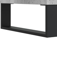 Nachttische 2 Stk. Betongrau 40x35x50 cm Holzwerkstoff