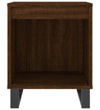 Nachttische 2 Stk. Braun Eichen-Optik 40x35x50 cm Holzwerkstoff