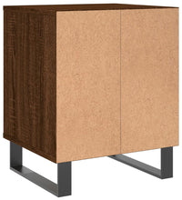 Nachttische 2 Stk. Braun Eichen-Optik 40x35x50 cm Holzwerkstoff