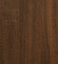 Nachttische 2 Stk. Braun Eichen-Optik 40x35x50 cm Holzwerkstoff