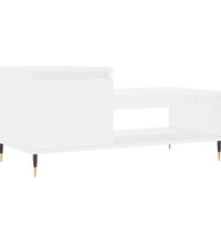 Couchtisch Weiß 100x50x45 cm Holzwerkstoff