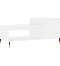 Couchtisch Weiß 100x50x45 cm Holzwerkstoff